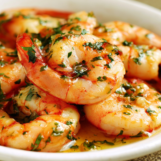 Crevettes à l&rsquo;ail et au persil